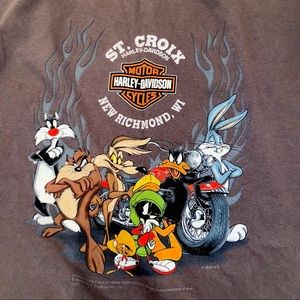 Harley Davidson x Looney Tunes Vintage Tee
